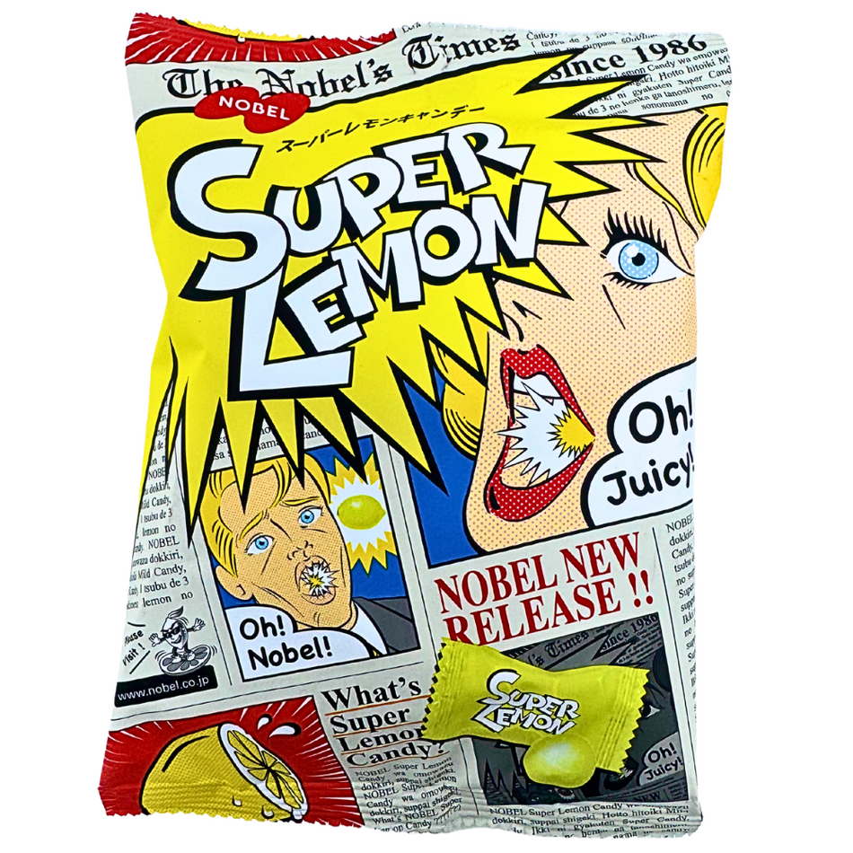 Nobel Super Lemon Candy 88g (Japan) - 6 Pack