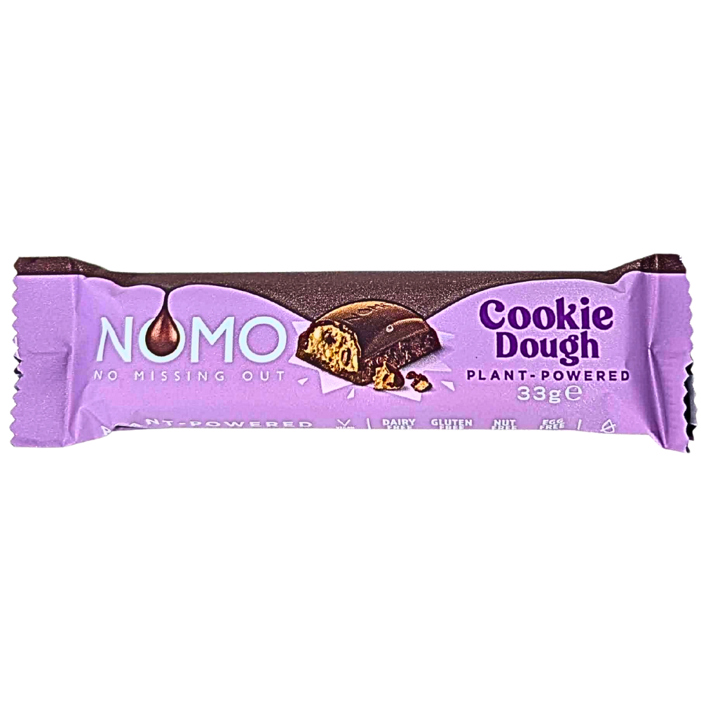 NOMO Vegan Cookie Dough Chocolate Bar 33g (UK) - 24 Bars