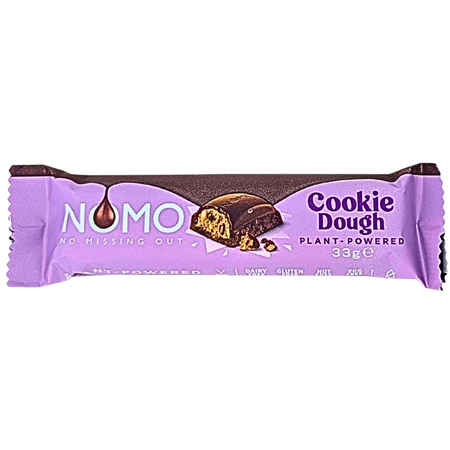 NOMO Vegan Cookie Dough Chocolate Bar 33g (UK) - 24 Bars