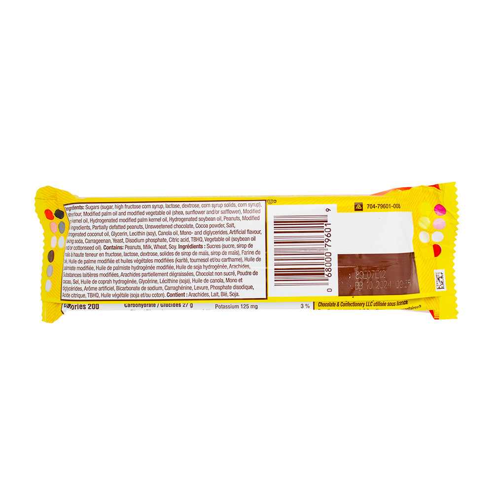 Oh Henry! Reese's level up Pretzel & Caramel 42g - 18 Pack  Nutrition Facts Ingredients