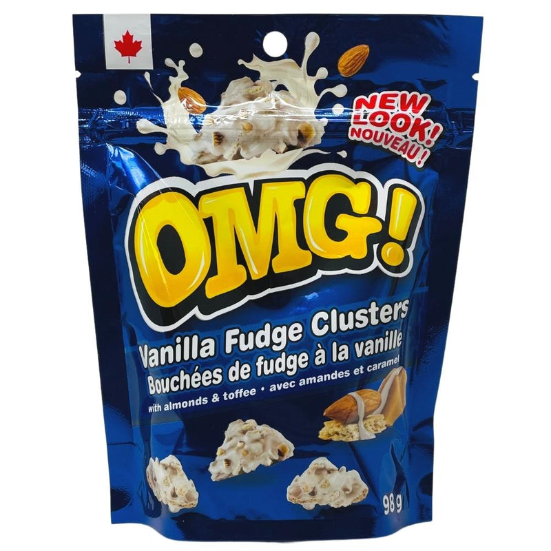 OMG! Vanilla Fudge Clusters 98g - 12 Pack