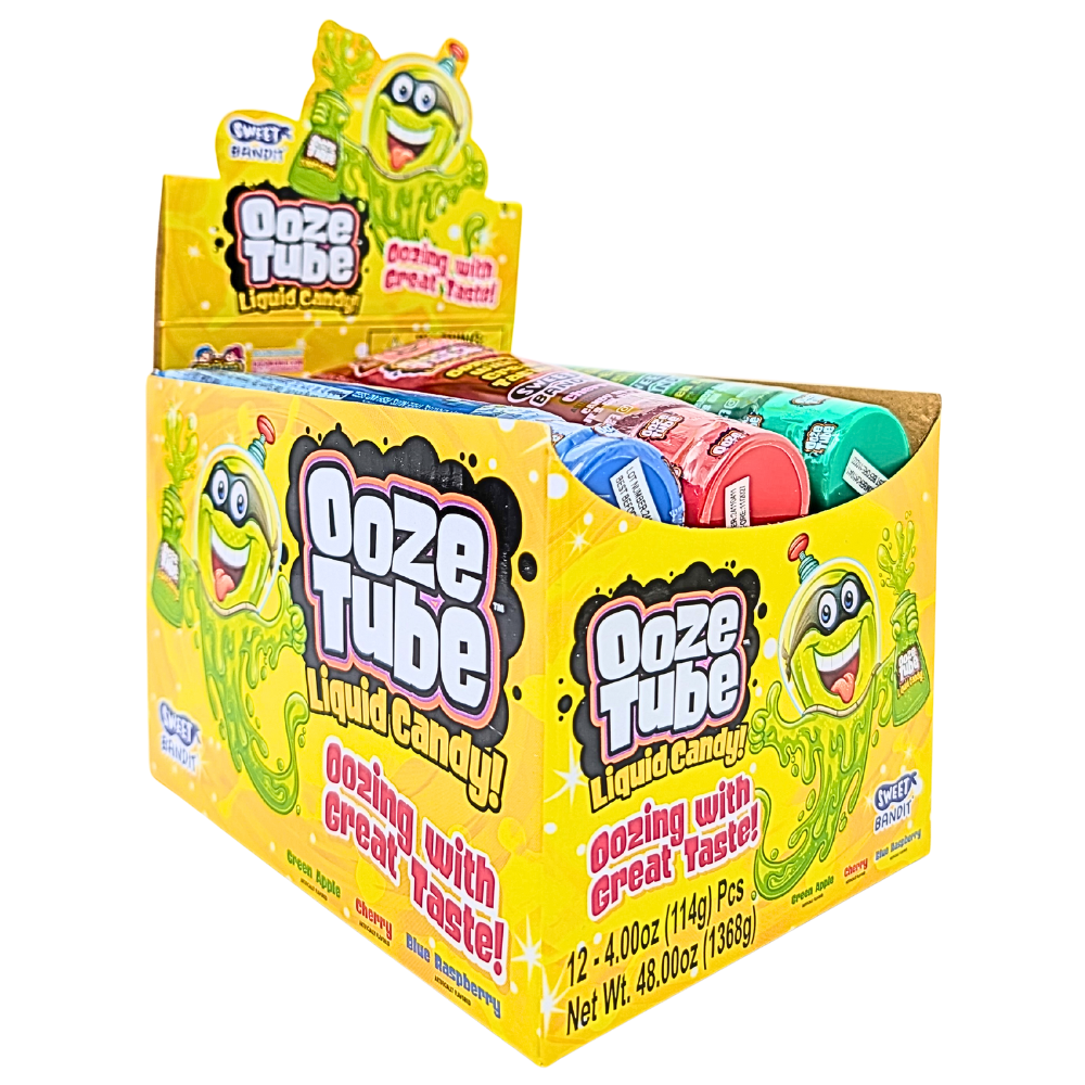 Ooze Tube Candy Gel 4 oz. - 12 Pack
