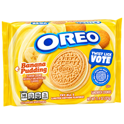 Oreo Banana Pudding Cookies 10.68oz - 12 Pack