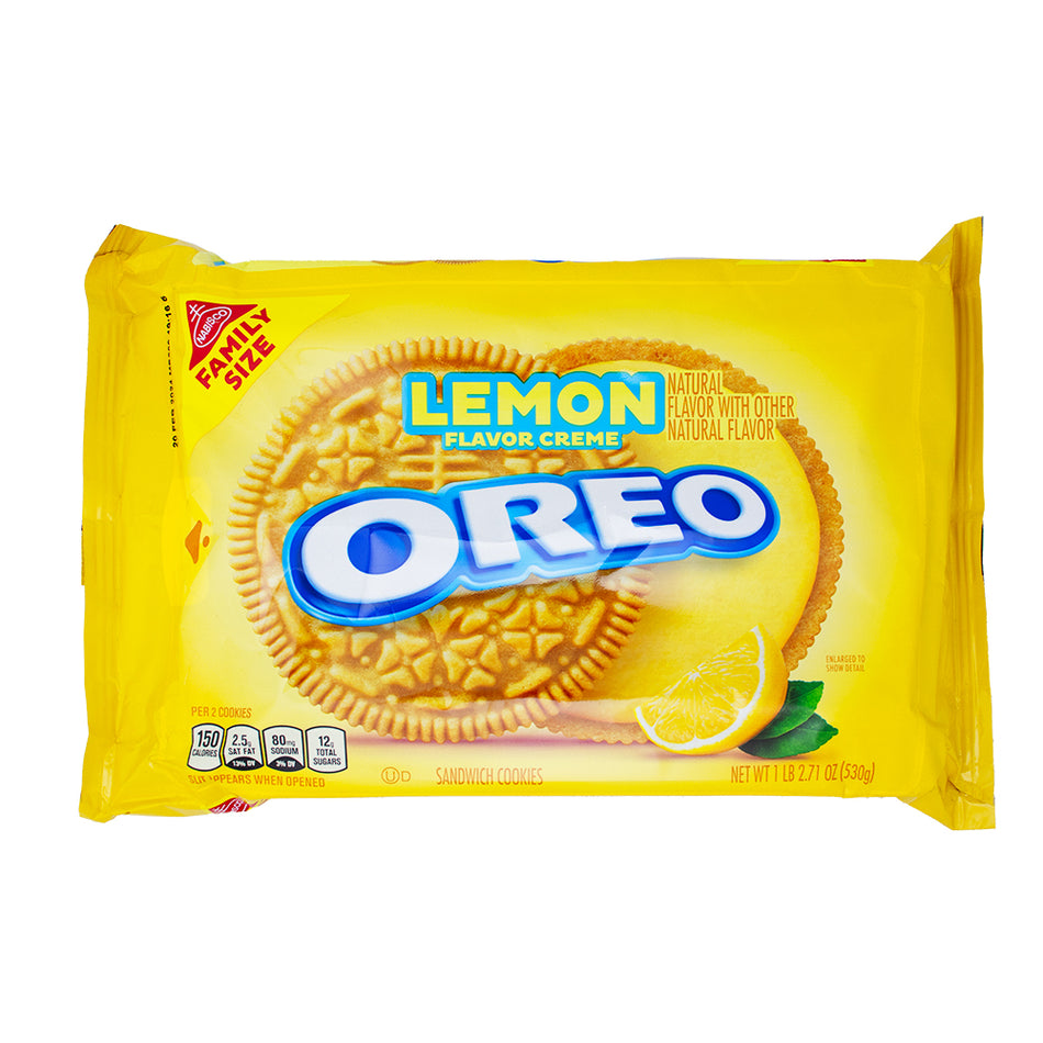 Oreo Lemon Family Size 530g - 12 Pack