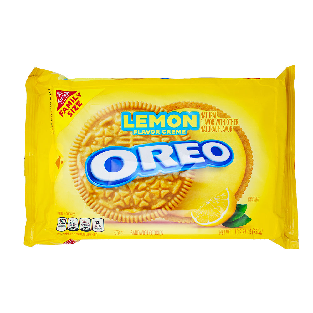 Oreo Lemon Family Size 530g - 12 Pack