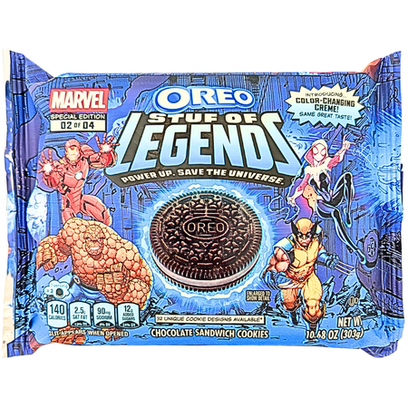 Oreo Marvel Stuf of Legends 303g -12 Pack