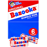 Bazooka Original Bubble Gum Throwback Mini Wallet Packs - 12 Pack