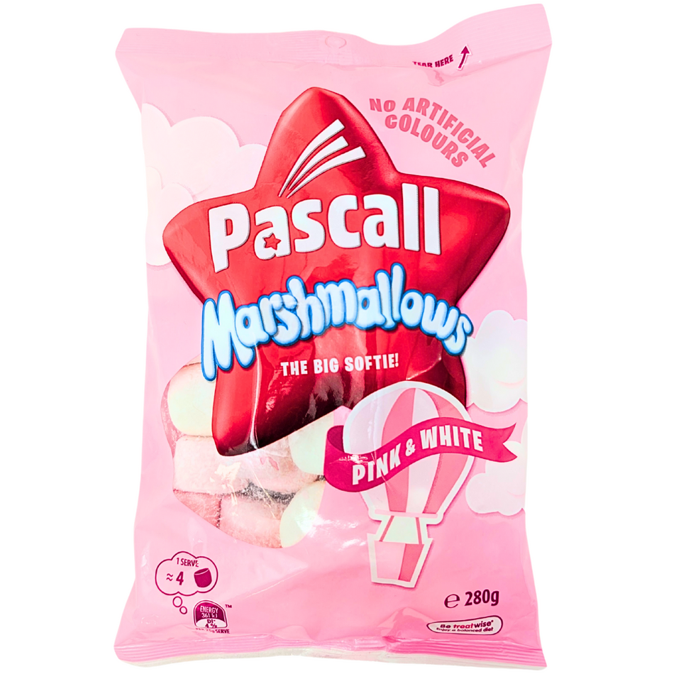 Pascall Marshmallows Vanilla And Raspberry 280g (Australia) - 10 Pack