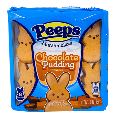 Peeps Chocolate Pudding Marshmallow Bunnies 3oz - 40 Pack