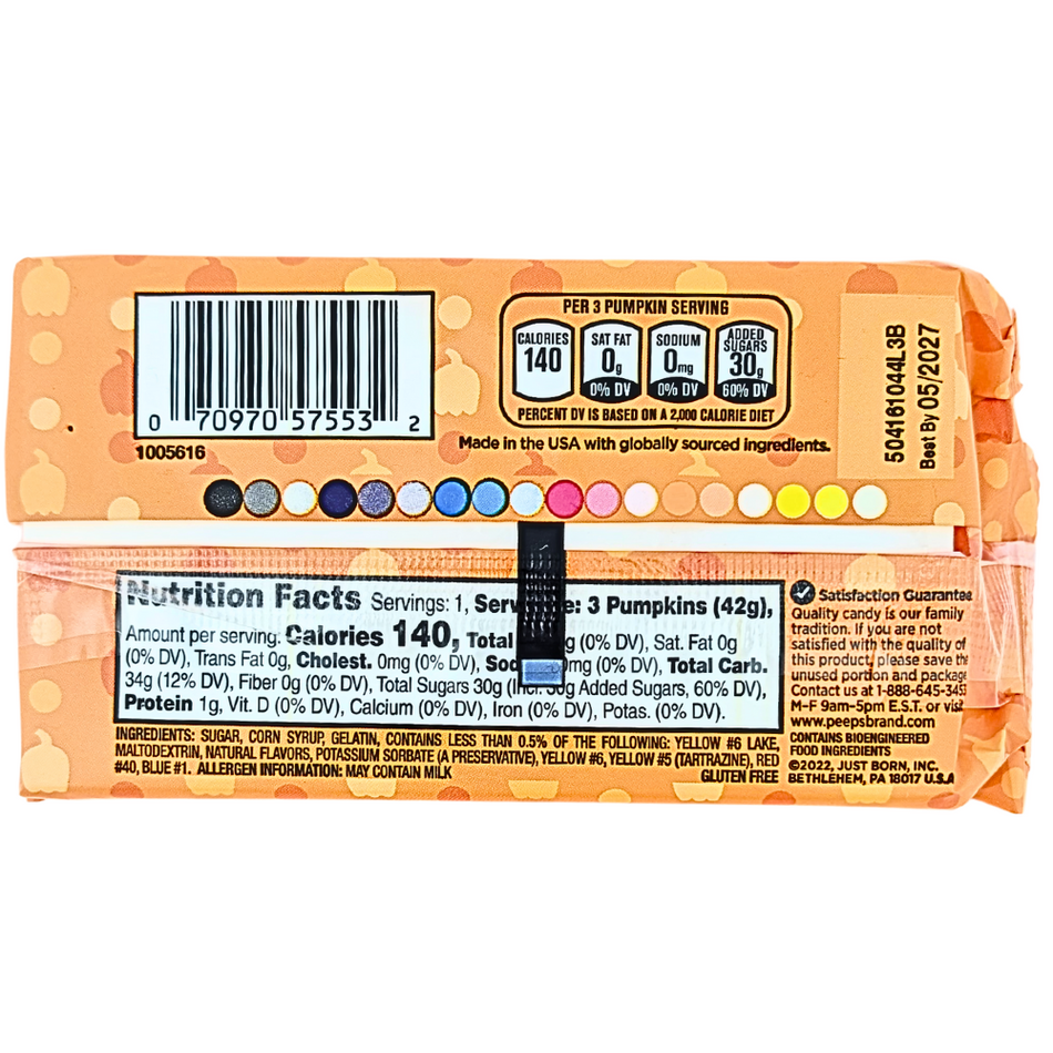 Peeps Marshmallow Pumpkins 1.5oz - 24 Pack