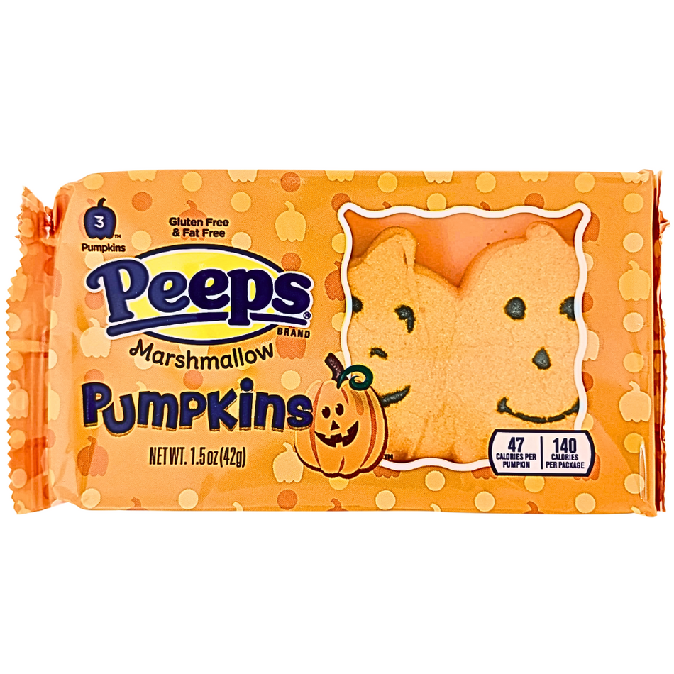 Peeps Marshmallow Pumpkins 1.5oz - 24 Pack