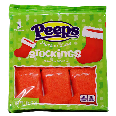 Peeps Christmas Stockings Marshmallows - 3oz - 12 Pack