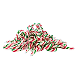 Peppermint Christmas Mini Canes Bulk 4kg - 1 Box