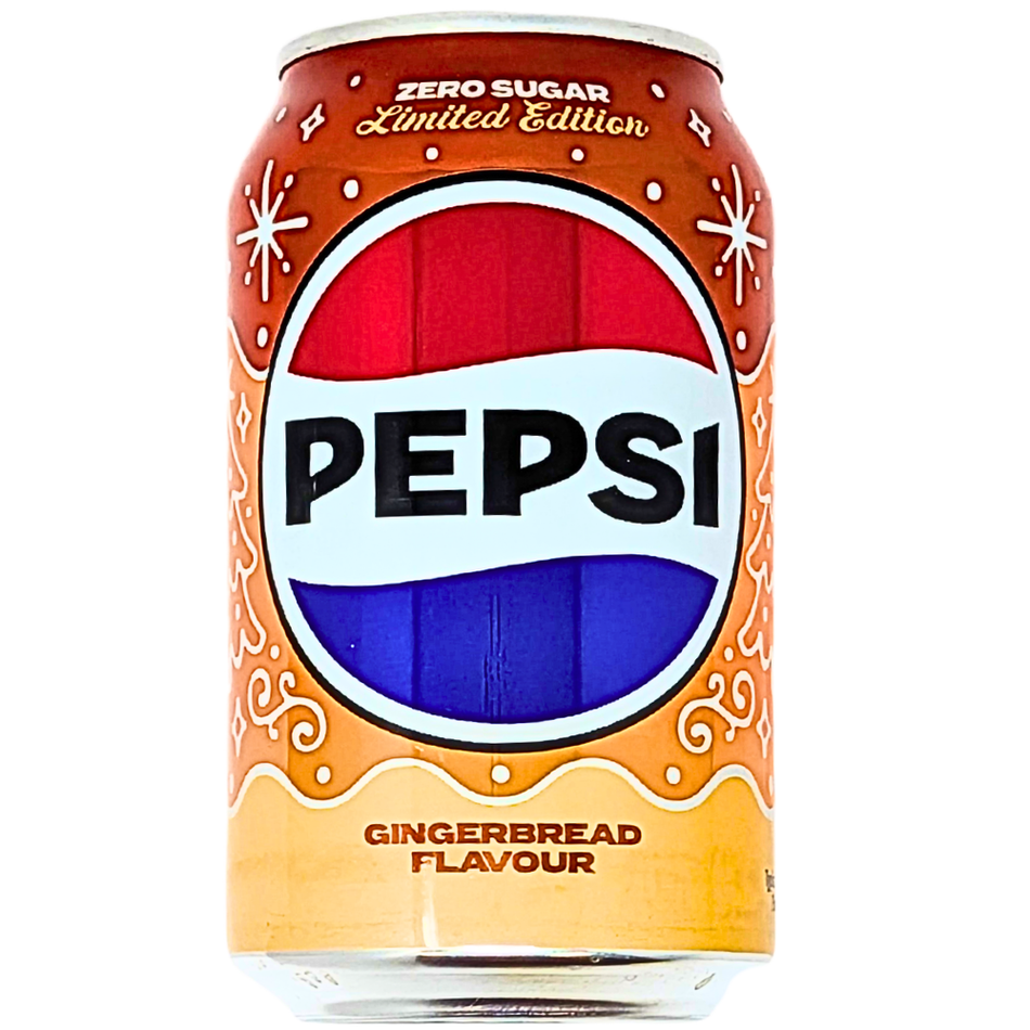Pepsi Gingerbread Zero Sugar 330mL (UK) - 24 Can