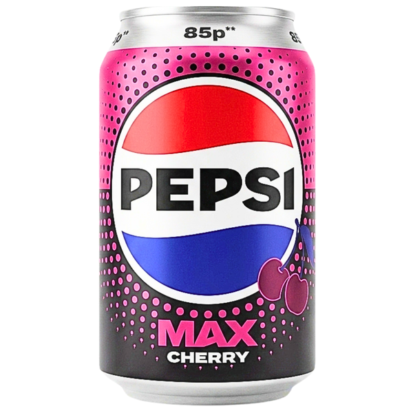 Pepsi MAX Cherry 330mL (UK) - 24 Pack