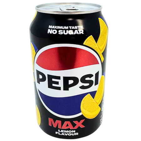 Pepsi MAX Lemon No Sugar 330mL - 24 Can