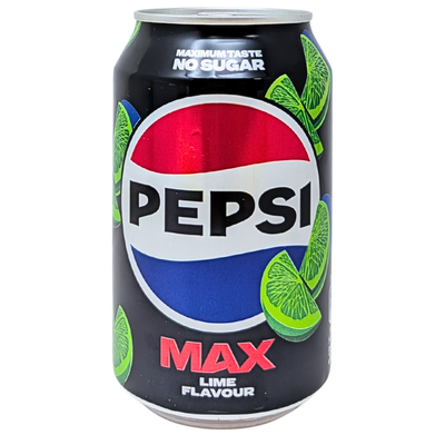 Pepsi MAX Lime No Sugar 330mL (UK) - 24 Pack