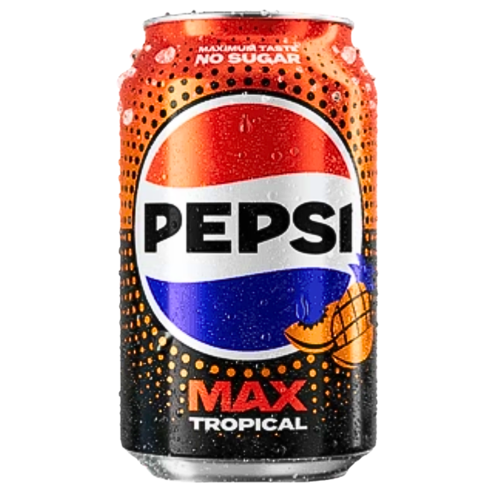 Pepsi MAX Tropical 330mL (UK) - 24 Pack