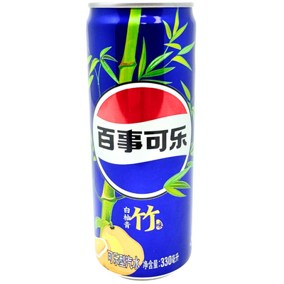 Pepsi White Pomelo & Green Bamboo 330mL (China) - 24 Can
