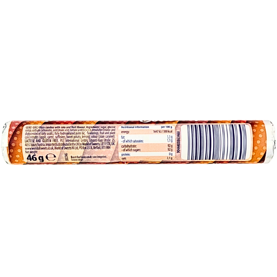 PEZ Fizzy Cola Mix Roll 46g (UK) - 30 Rolls