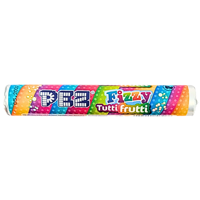 PEZ Fizzy Tutti Frutti Roll 46g (UK) - 30 Rolls