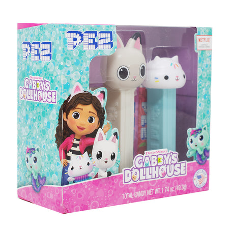 Pez Gabby's Dollhouse Twin Pack - 12 Pack - Pez Candy - Pez Dispenser - Candy Store