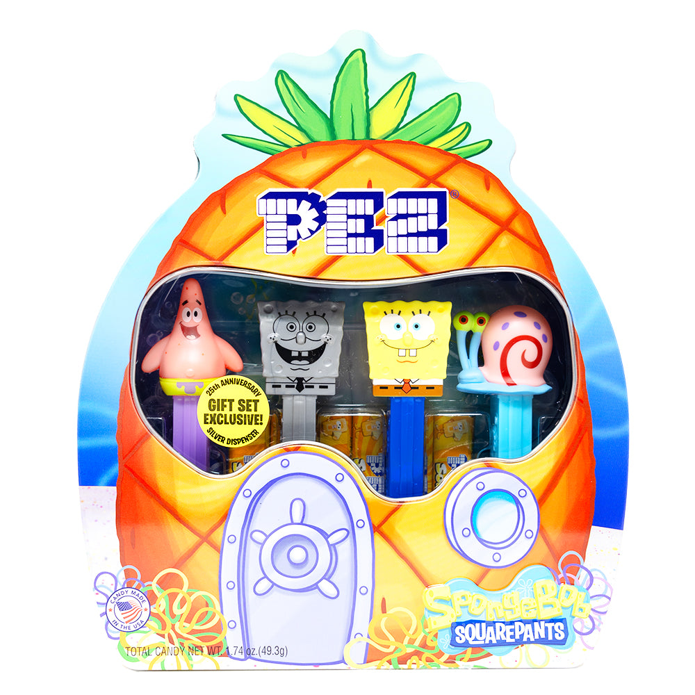 Spongebob Pez Exclusive Gift Set - 382g - 6 Pack