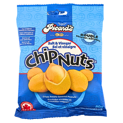 Picard's Chip Nuts Salt & Vinegar 80g - 12 Pack