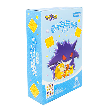 Pokemon Milk Flavoured Cookies w/Stickers (China) 120g - 24 Pack