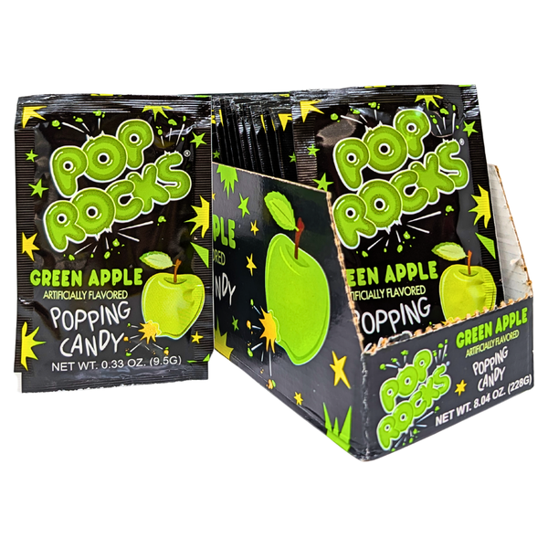 Pop Rocks Green Apple - 24 Pack