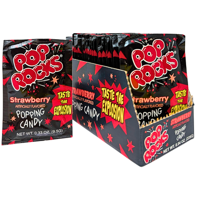 Pop Rocks Strawberry - 24 Pack