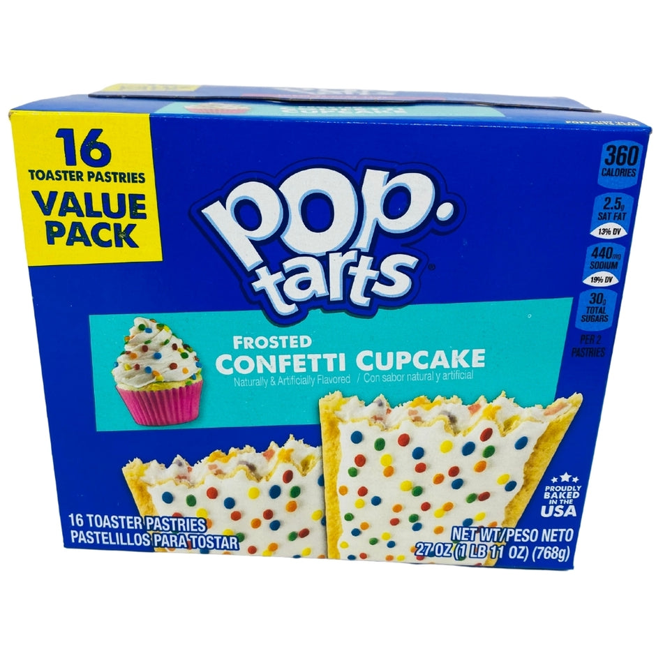 Pop-Tarts Cupcake Frosted Confetti Cupcake 16 Pack 27oz - 1 Pack