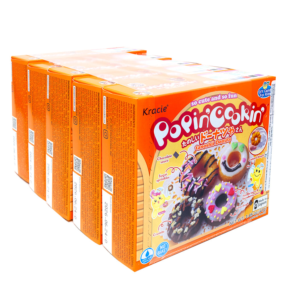 Japanese Kracie Popin' Cookin' DIY Kit Candy Donuts - 5 Pack