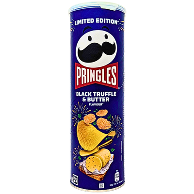 Pringles Black Truffle & Butter 165g (UK) - 19 Pack