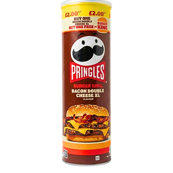 Pringles Burger King Bacon Double Cheese XL 165g (UK) - 6 Pack