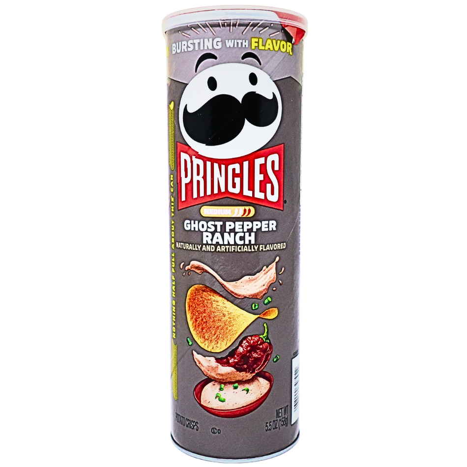 Pringles Ghost Pepper Ranch 5.5oz - 14 Pack