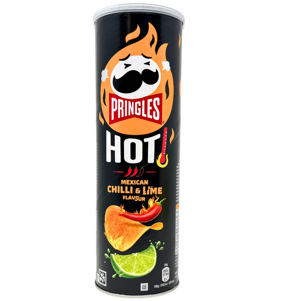 Pringles Hot Mexican Chilli and Lime 165g (Germany) - 19 Pack