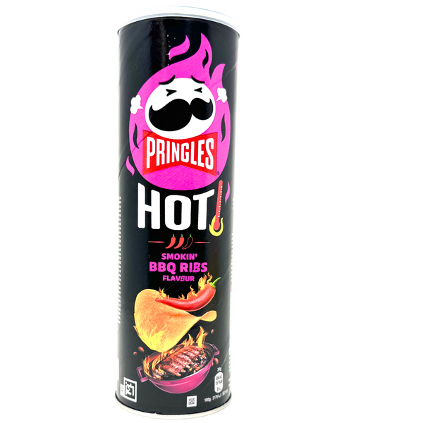 Pringles Hot Smokin BBQ Ribs 165g (Germany) - 19 Pack