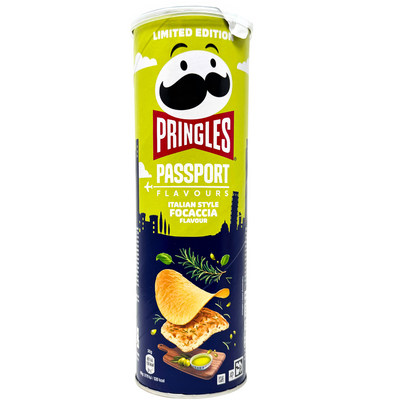 Pringles Italian Focaccia 165g (Germany) - 19 Pack