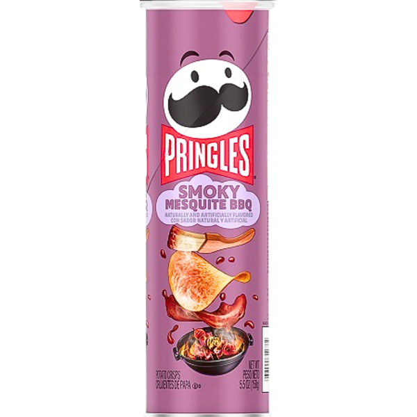 Pringles Smoky Mesquite BBQ 5.5oz - 14 Pack