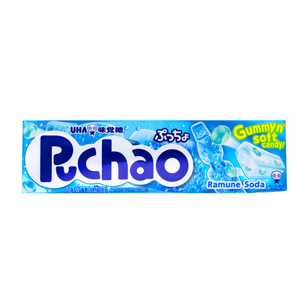 Puchao Ramuna Soda Gummy n' Soft Candy 50 g - 10 Pack