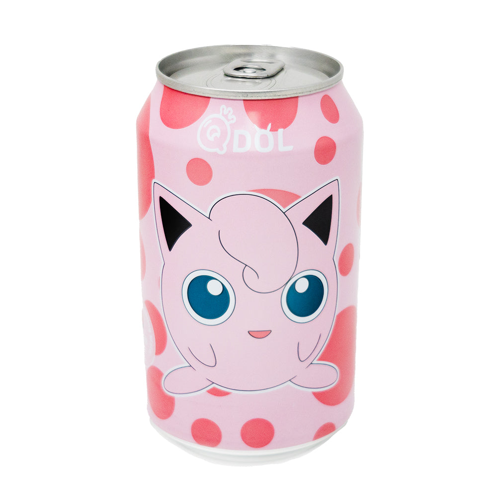 Qdol Pokemon Eevee Sparkling Drink Peach (China) 330mL - 24 Pack