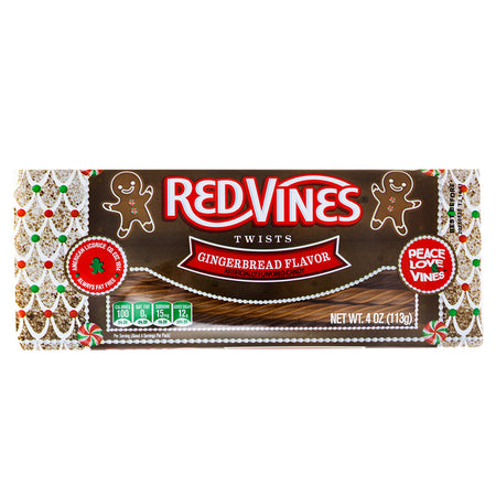 Red Vines Gingerbread Twists 4oz. - 9 Pack