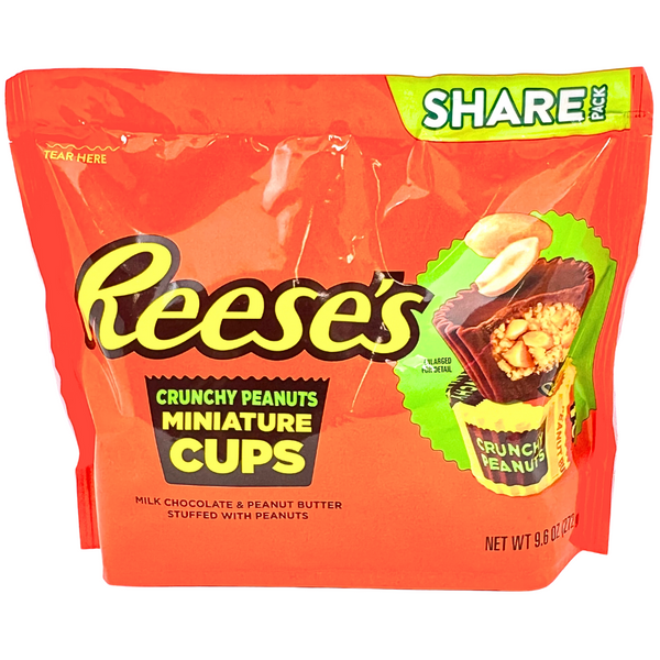Reese's Crunchy Peanuts Miniature Cups Share Pack 9.6oz - 12 Pack
