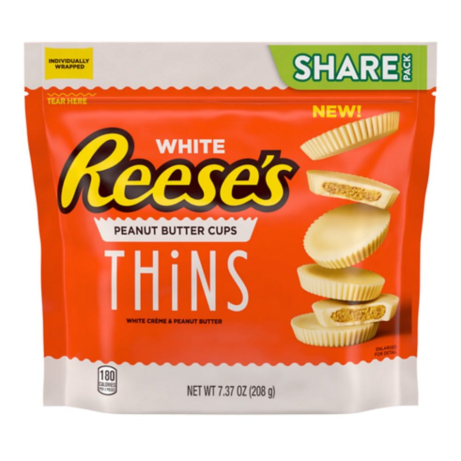 Reese's Thins White Creme Share Pack 208g - 8 Pack