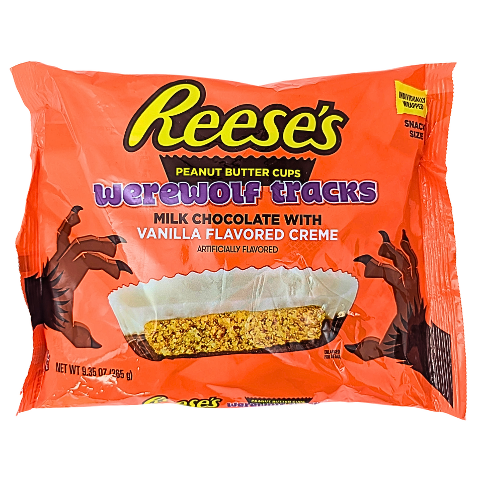 Reese's Werewolf Tracks Peanut Butter Cups 9.35oz - 1 Bag