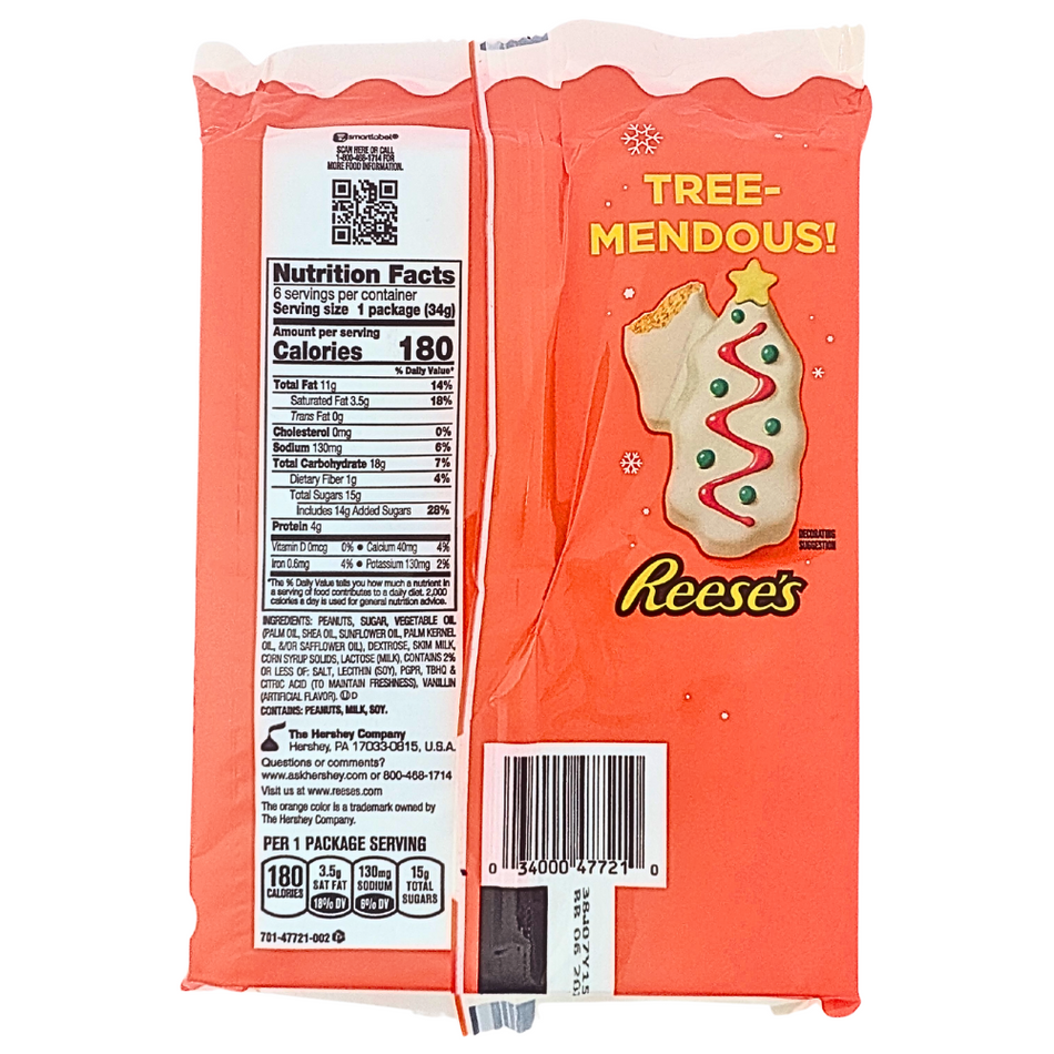 Reese's White Peanut Butter Trees 1.2oz - 6 Pack