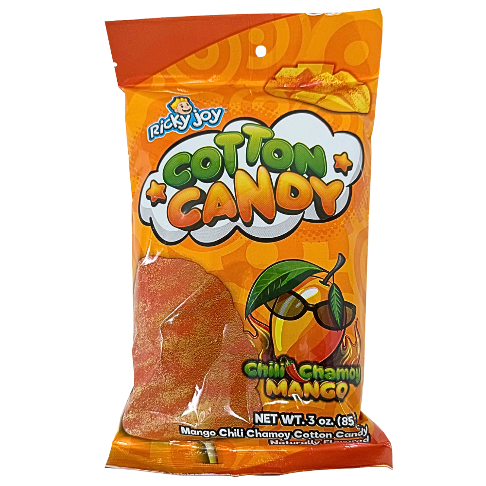 Ricky Joy Cotton Candy Chili Chamoy Mango - 12 Pack | iWholesale Candy