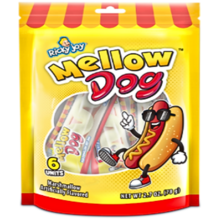 Ricky Joy Mellow Dog Marshmallow 2.76oz - 18 Pack