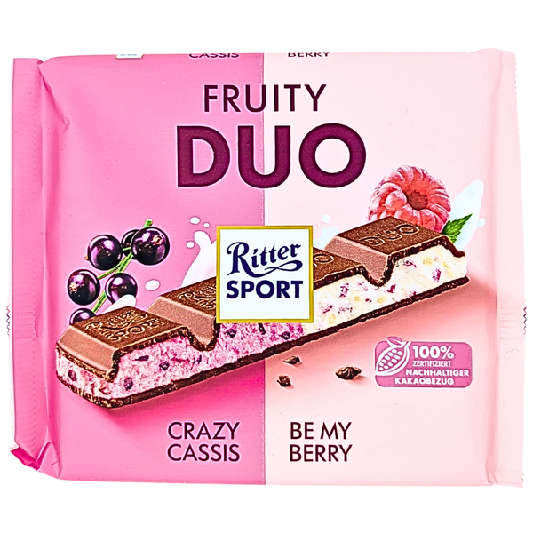 Ritter Sport Fruity Duo King Size 218g - 12 Pack